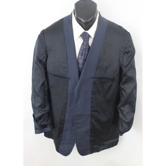 Brooks Brothers Mens Blazer Sport Coat Jacket 3 Button Vintage USA Blue Sz 40 L - Picture 8 of 14
